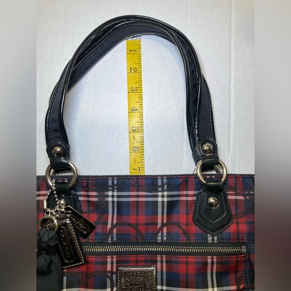 Coach Poppy Signature Tartan Glam Tote - Picture 16 of 16
